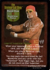 The Immortal One (Hulk Hogan) Superstar Card